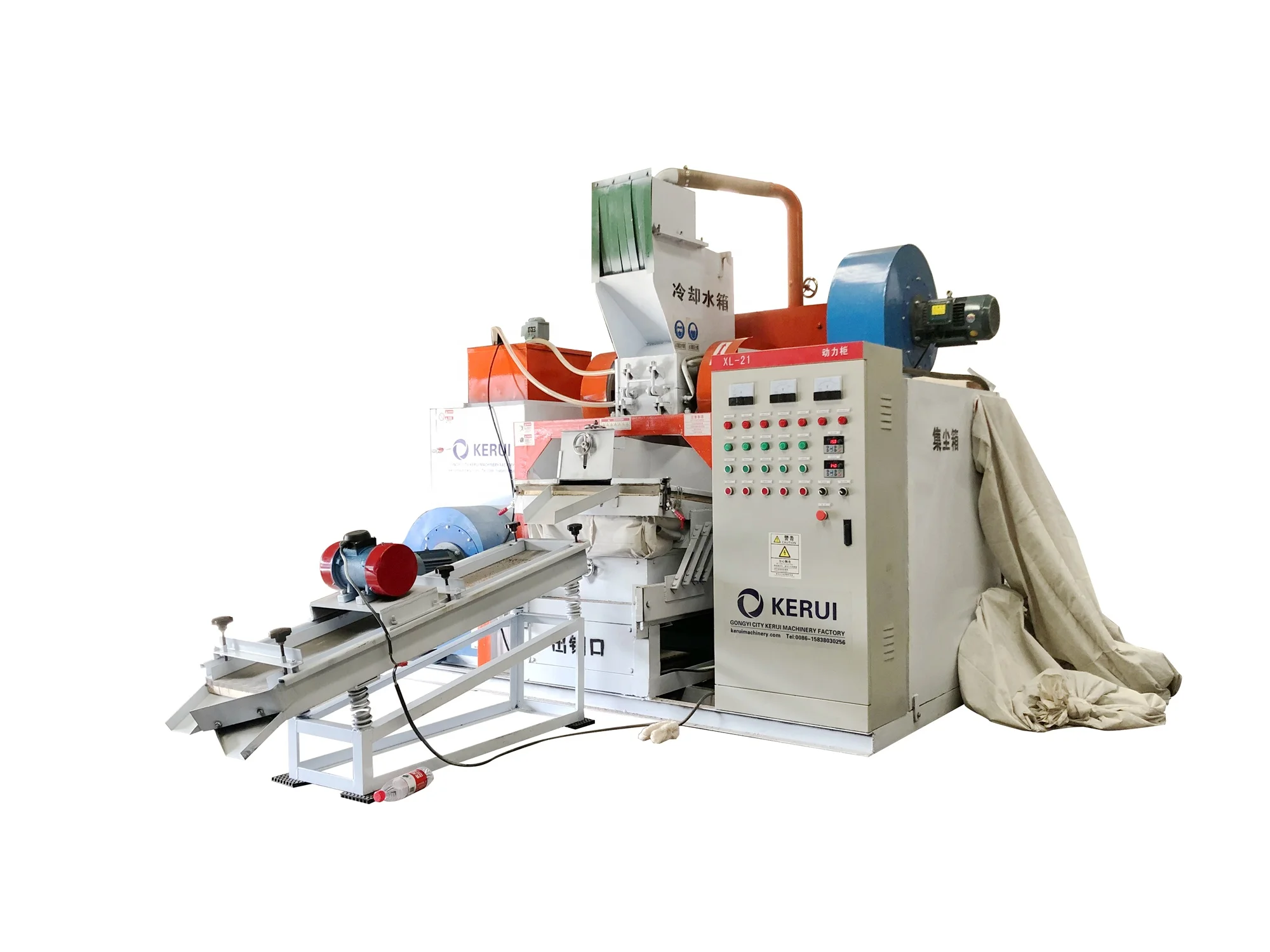 aluminum cable recycling machine/scrap wire cable granulator copper recycling production line