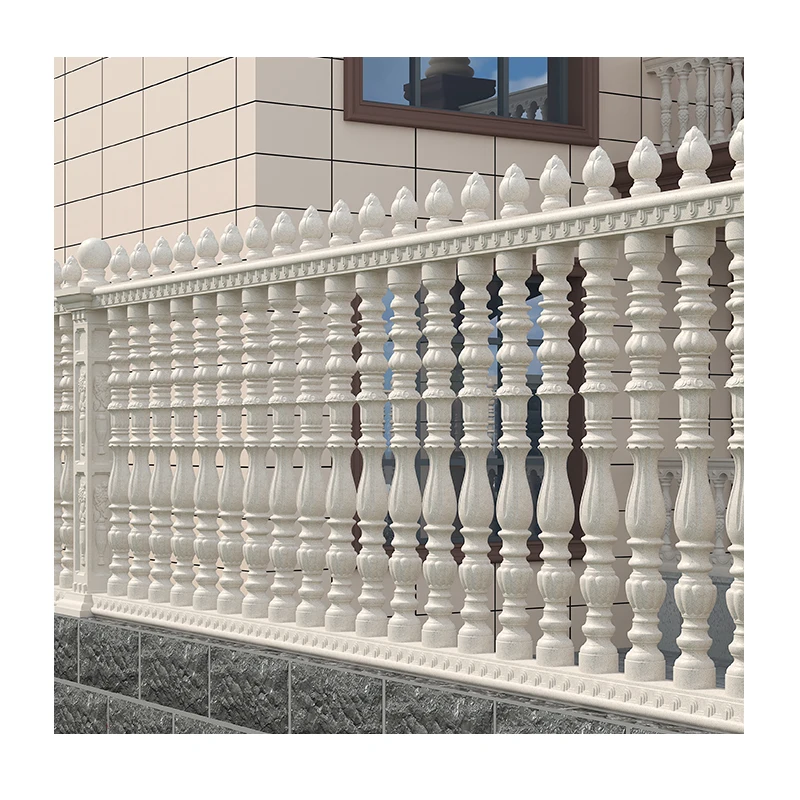 Fast Delivery concrete fence mold baluster rail vase post banister balustrade colonne casting cement Plastic wall fence mould