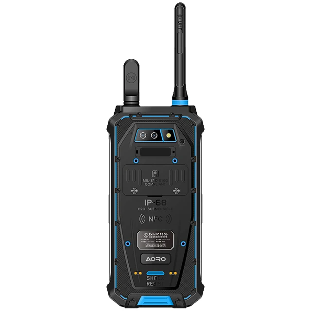 5.7inch rugged mobile scanner 8000Amh waterproof cell walkie fingerprint phone smartphone rugged ATEX cell phone