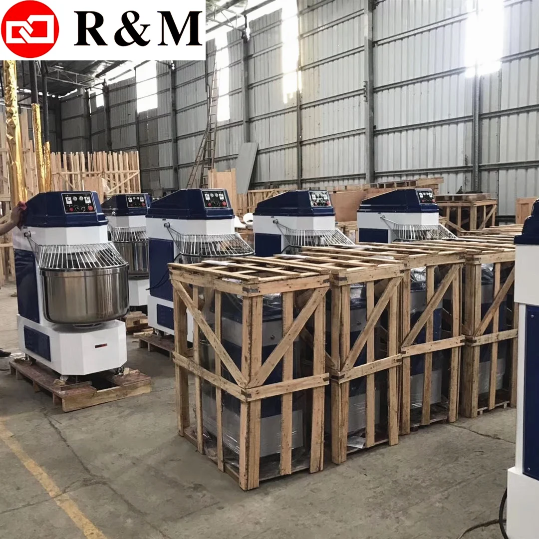 Электрический сверхмощный кг промышленность хлебобулочных изделии смешивания муки хлеб пицца коммерческих спиральный миксер для теста машины цены еда bakerymixer