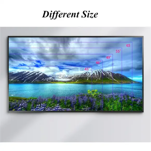 46 inch narrow border 2x2 controller TV 55 inch high-definition screen advertising price digital sign 3x3 Lcd video wall