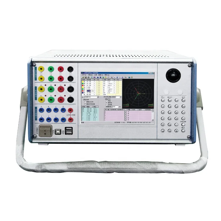 Six phase relay protection microcomputer test relay test set protection relay tester