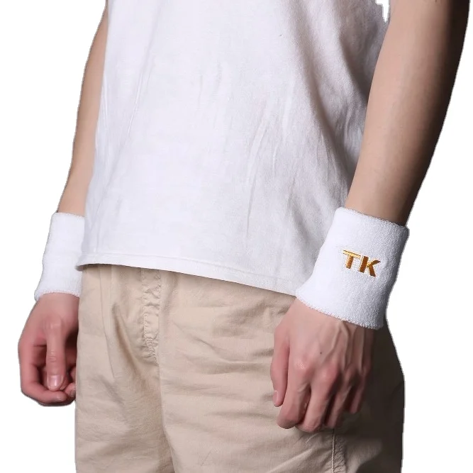 Promotional Sport Terry Cloth Sweat Wrist Bands For Events