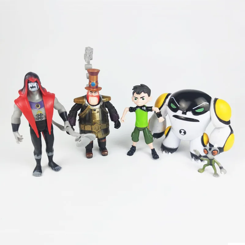 DL1231230 top one Cake Toppers Set Toy Collection Gift Doll Model Decoration 9pcs Ben 10 Toys Protector Of Earth Action Figures