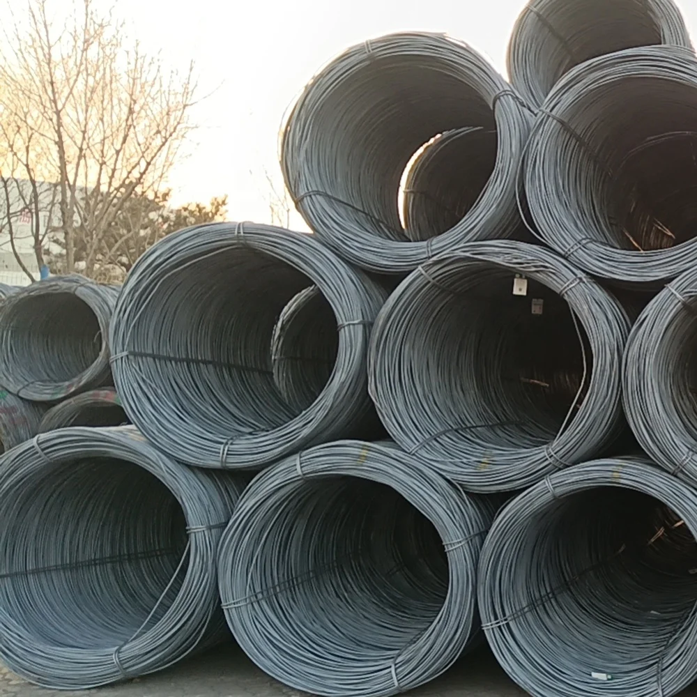 Hot Rolled Raw Material Carbon Steel Sae 1018 1008 1006 And Low Carbon Steel Q195 Q235 Wire Rods