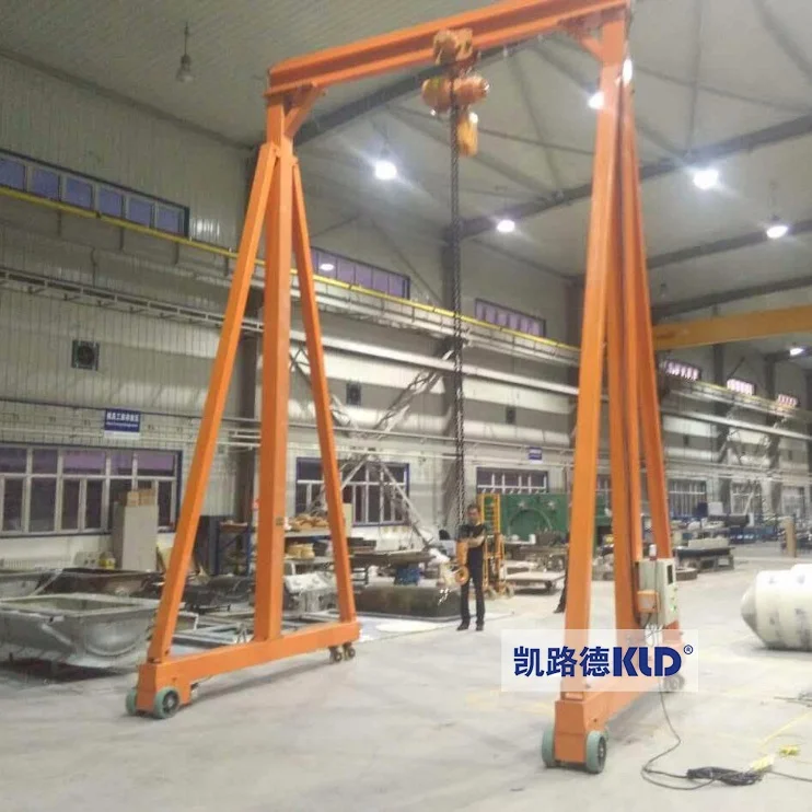 
2019 new style folding portable mini small gantry crane used factory 0.5T 
