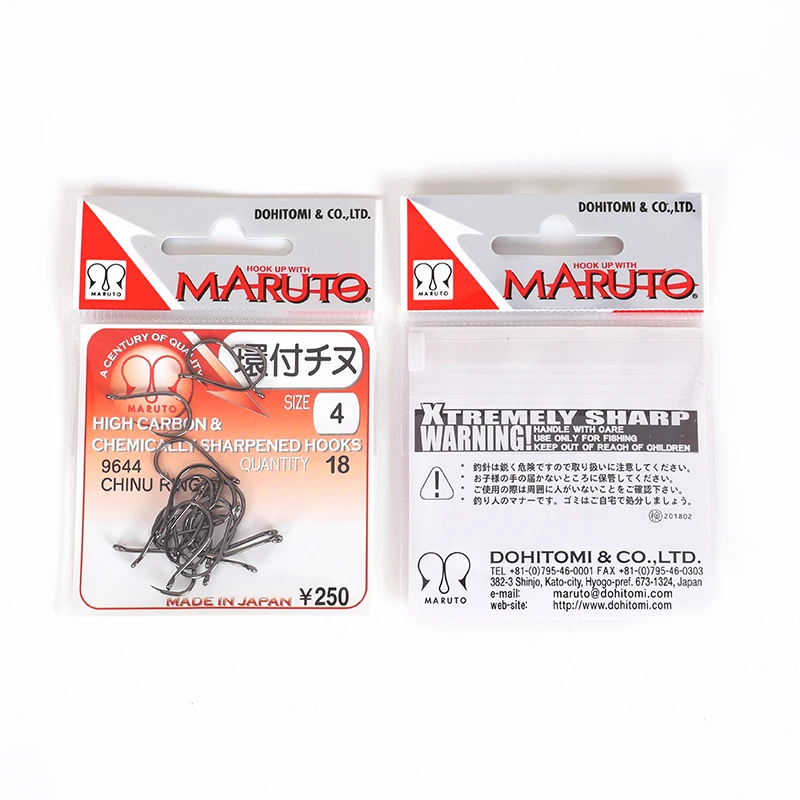 
Wholesale Custom Japanese Original Genuine Barbed Book MARUTO Fishing Hook Japanese Fishing Hook 