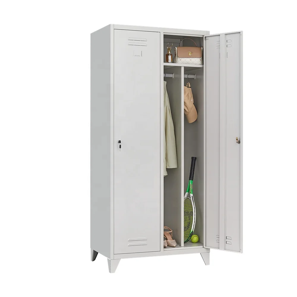 Wholesale Employee sloping Gym Steel Staff Lockers Uniform Lockers Cabinet