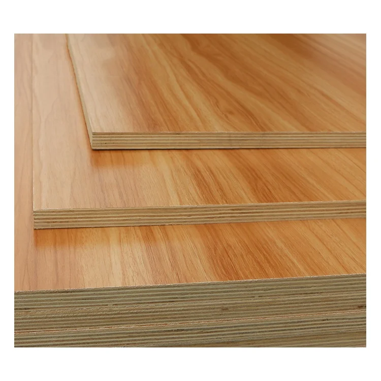 PVC Film Faced Veneer Plywood UV Faced laminated veneer panel for Furniture home decorating