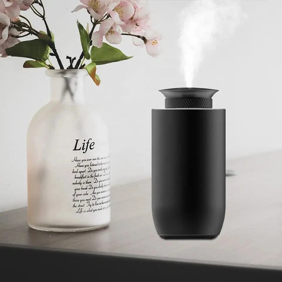Aluminium ultrasonic vehicle Innovative Electric Smart Air Perfume Nebulizer Battery Operate Car Diffuser Natural Plant purifier