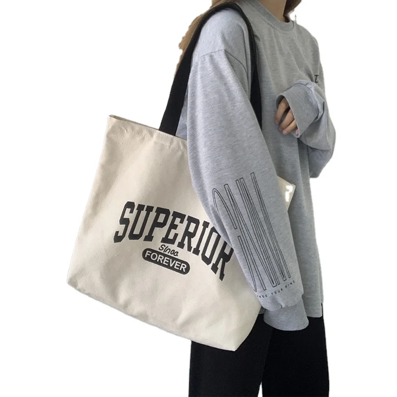 Wholesale Factory Custom Cotton Shopping Bags Custom Printing 12oz Cotton Canvas Tote Bag