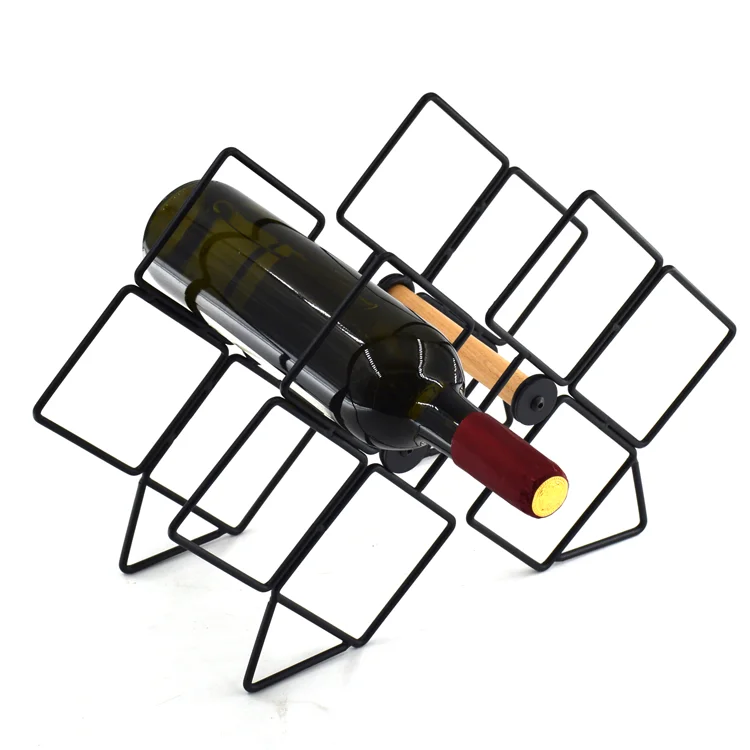 HOT SELL Supermarket Shelf High Quality Fashion BLACK  OEM Steel Shop Supermarket Retail Store Wine SETS Rack