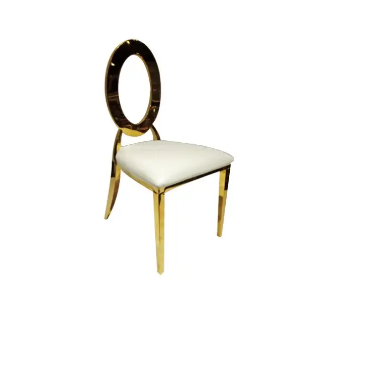 Роскошный свадебный стул из нержавеющей стали, золотые стулья для мероприятий