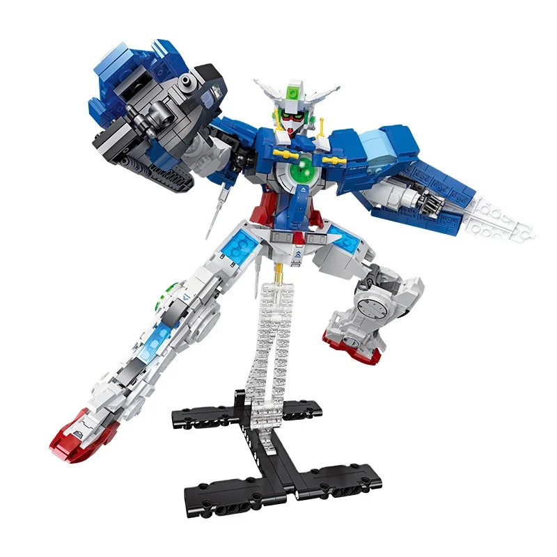 2024 best selling Building Block Sets Creative Construction blue toy robots building blocks Support ODM/OEM customization
