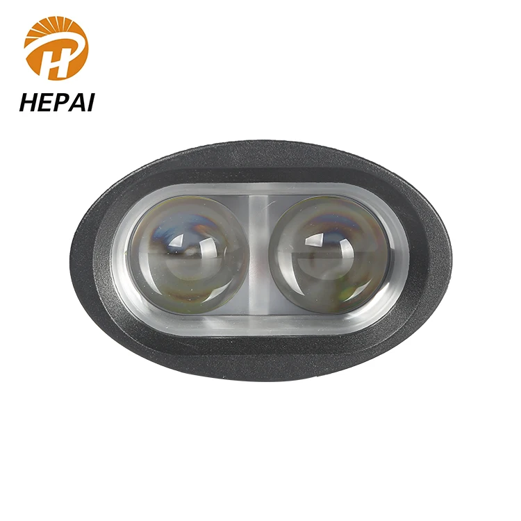 Oval Style Binoculus Reflector Cross-country Headlight Dustproof And Energy Saving 20w Car Led Work Lamp