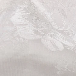 2021 luxury flower jacquard beautiful fashion 100 silk figured satin brocade for dyeing