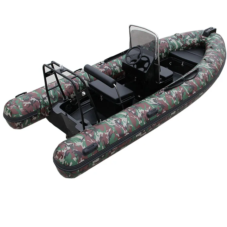 New Product High Quality 480cm Inflatable Rib Boat with Price 7 Person Luxury Yacht for Sale