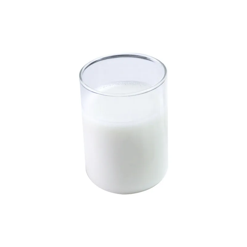Wholesale round lead free  transparent straight glass water milk tea coffee cup