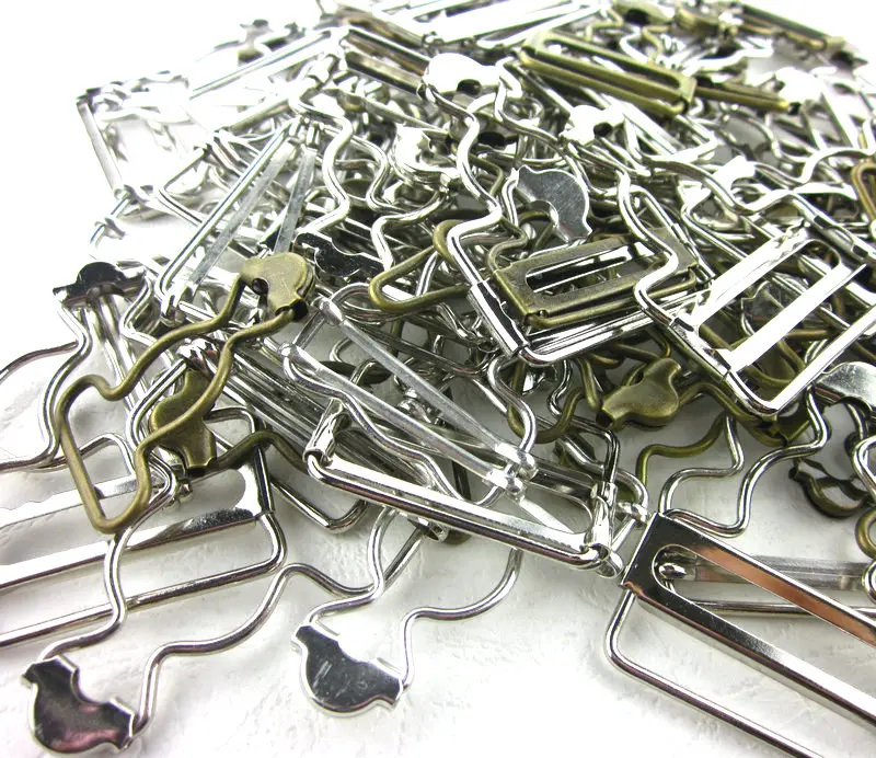 wholesale 25MM 32MM  custom Metal Suspender Adjuster Buckle For braces