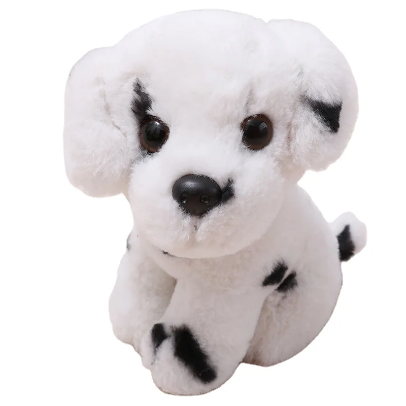Simulation Stuffed Animal Puppy Fluffy Soft Touch 8' Plush Dog for Baby