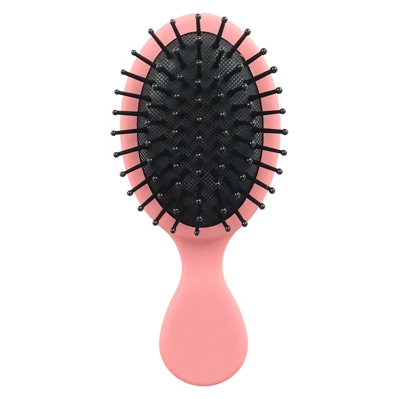 Professional factory plastic small wet hair brush for kids baby