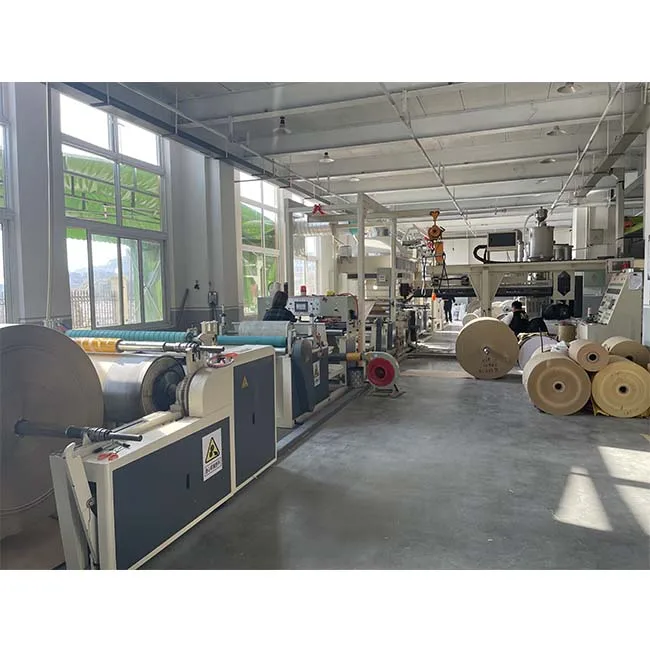 Intelligent OPP Film PP Woven Nonwoven Fabric Bopp Full Automatic Lamination Machine With Roll To Roll