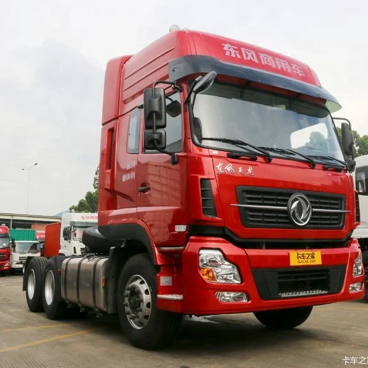 Dongfeng brand 6x4 371HP 375HP 420 hp used transportation tractor truck for sale