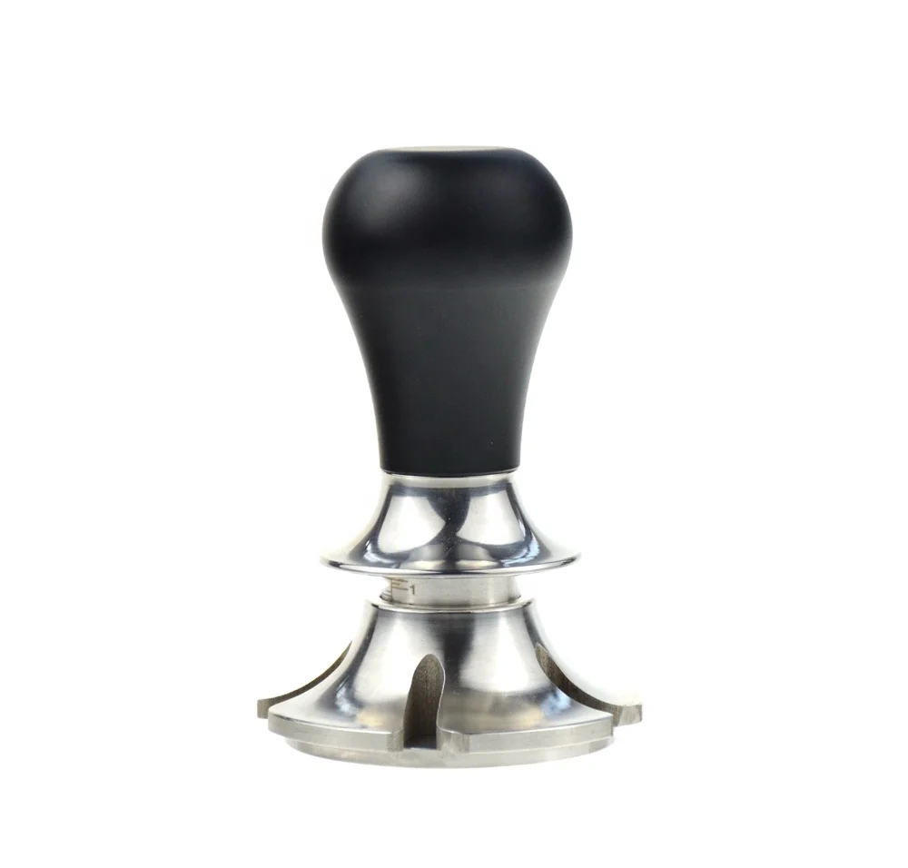 
Ecocoffee New Arrival Press Coffee Tamper 58MM Espresso Calibrated Coffee Distributor With Spring Loaded V60 Accessories sim 