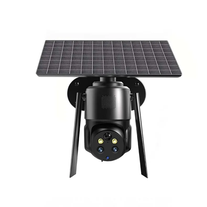 Hot Sale Ptz Wireless Courtyard Garden Camera Solar Charging Wifi Network Night Vision Outdoor Solar Cctv Security Camera