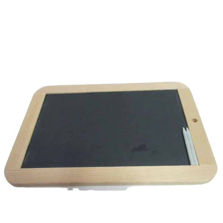 A Sign Kids Stone With Pencil Blackboard Slate