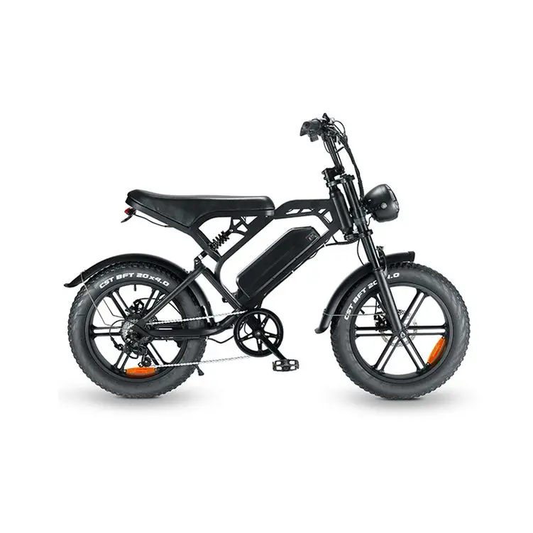 Двойной дисковый тормоз E-Bike с полной подвеской Fatbike V20 Dirt Mountain Fat tike электрический велосипед оптом 48 В 750 Вт сталь 15ah