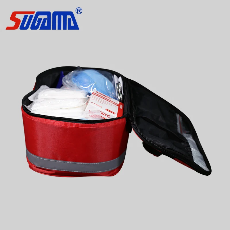 complete survival first aid kit bag for emergency happened
