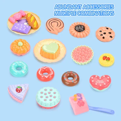 HN playing house toys Christmas gifts for kids 40pcs girls toys Desserts Toys For kids pretend play tea set