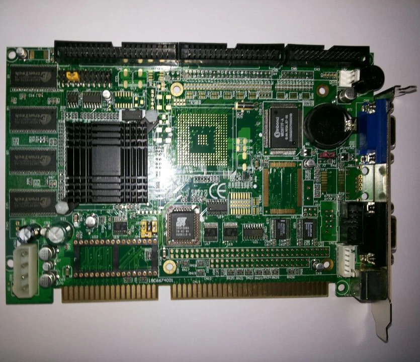 
Half-size ISA CPU Onboard STPC133MHz 32M Ram half-size motherboard half-size mini card 