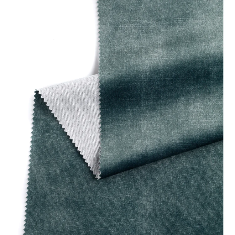 Custom printed plush sofa velvet fabric armchair velour fabric for upholstery