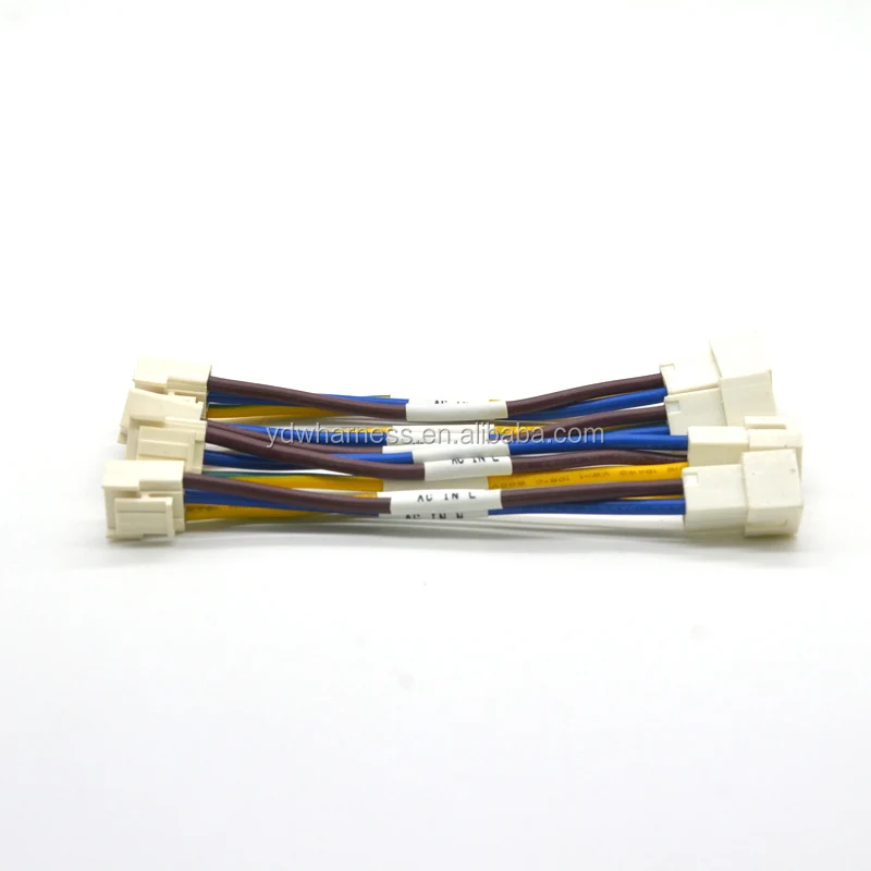 Customized Length 3.96 Mm High Temperature Resistant Cable Wire Harness  For Fan Assembly