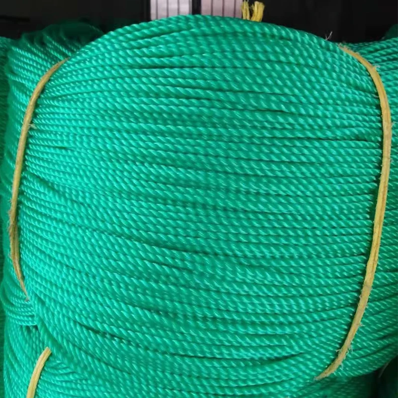 3 Strands polypropylene PP Multifilament rope Tali danline  rope in plastic spools