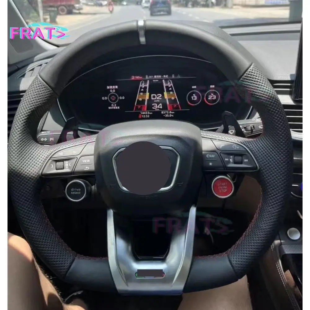 Автомобильный руль из углеродного волокна на заказ для Audi TT R8 GT RS6 RS5 RS7 Q5 Q7 A6 C8 A7 спортивный стиль автомобиля