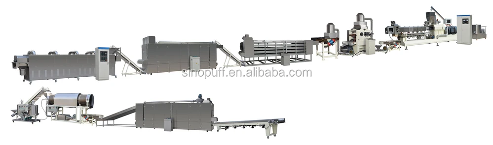 
Fully Automatic Nestle Toasted Multigrain Frosted Breakfast Cereal Corn Flakes Food Production Line 