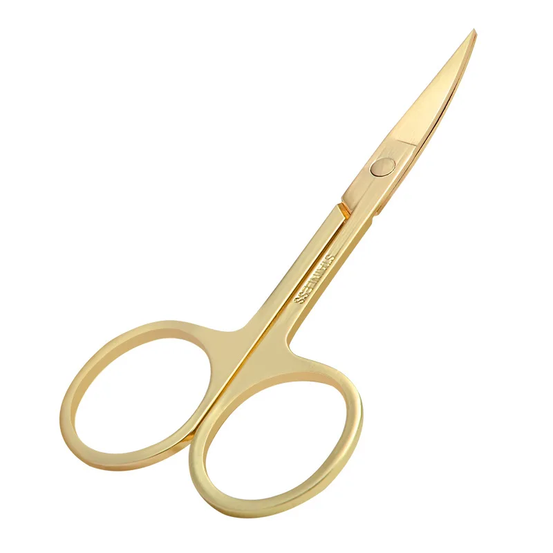 Yunxi rose golden silver Stainless Steel professional cutting scissors Mini eyelash eyebrow