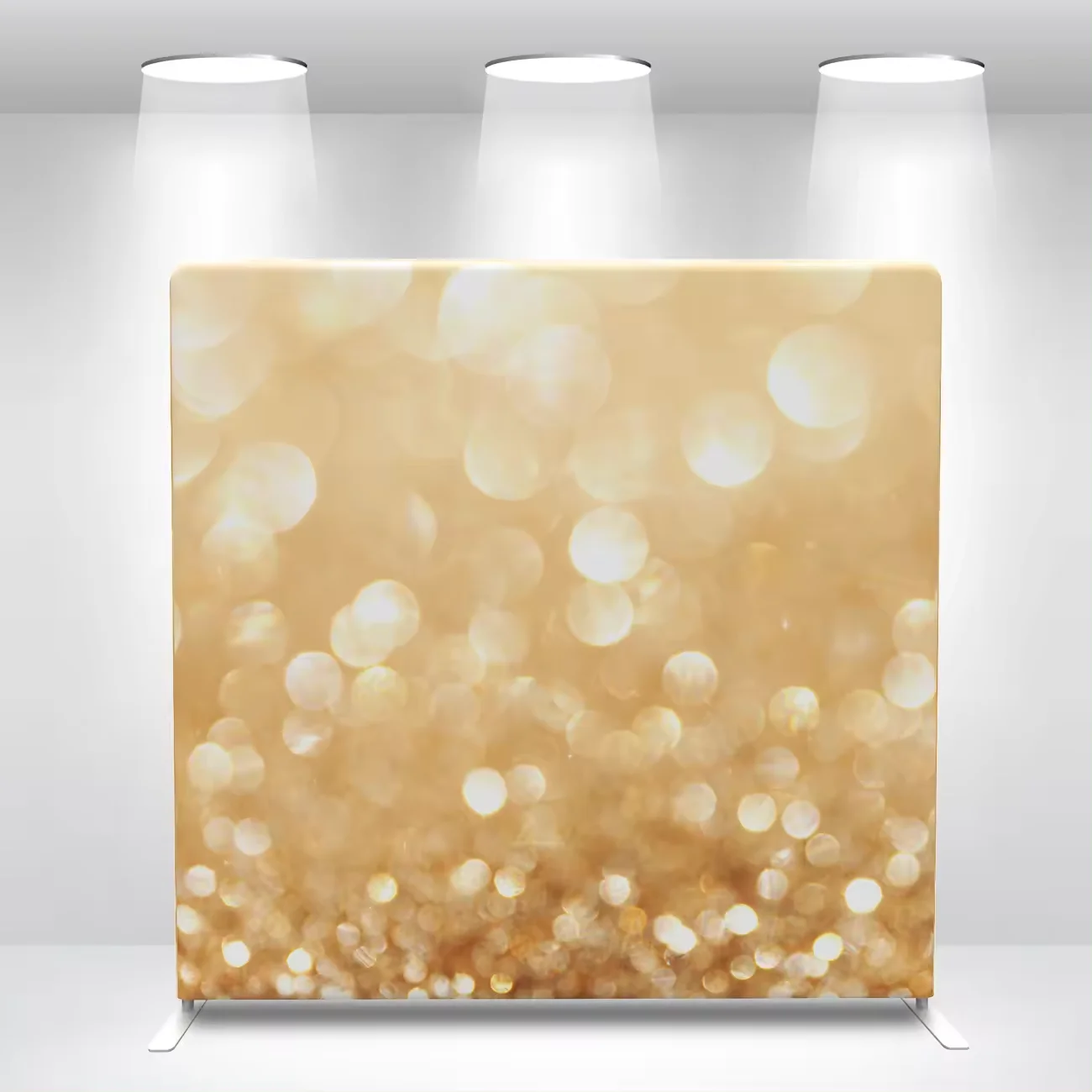 8x8ft Portable Aluminum Tube Tension Fabric Wedding Backdrop Stand Photography Background for 360 Photo Booth