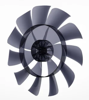 Work with alexa google assistance voice control wifi function oscillating wall fan