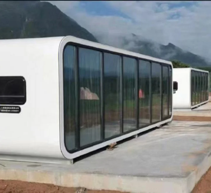 2024 New Apple Cabin 20ft/30ft/40ft Modern Prefab House Hotel Good Price Mobile Shop House Office Container House for Sale