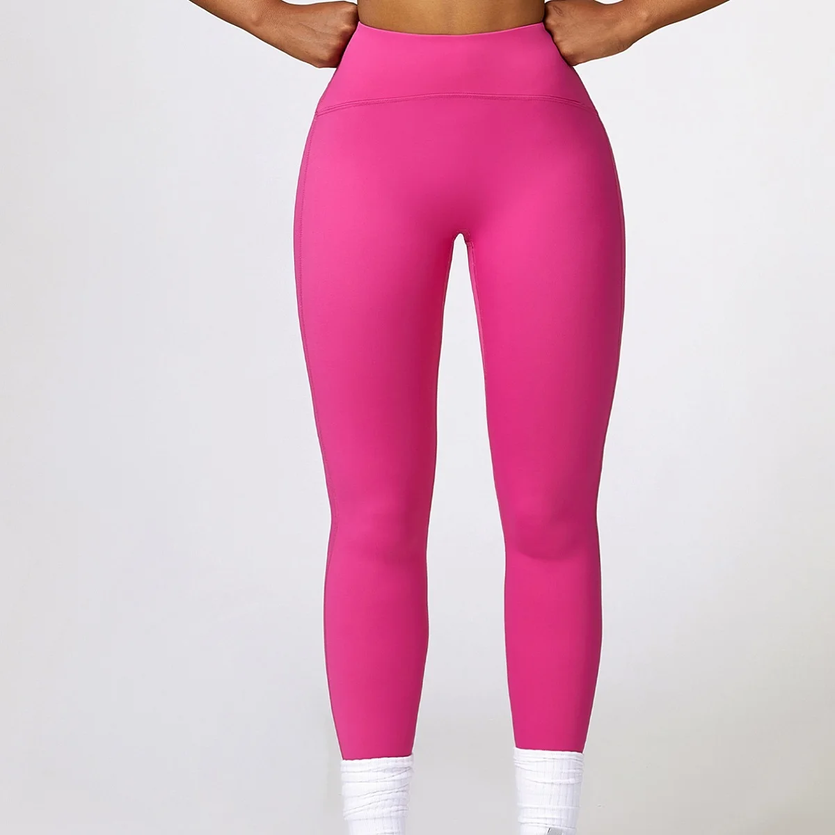 CCK8359 Eco-Friendly High Waist Tummy Control Yoga Leggings Seamless Butt Lifting Workout Leggings Running Tight Fitness Pants