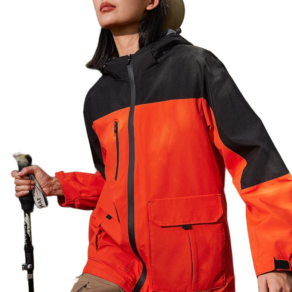 Waterproof Raincoat with Hood Cycling Bike Jacket Windbreaker Rain Jacket Women Man Lightweight