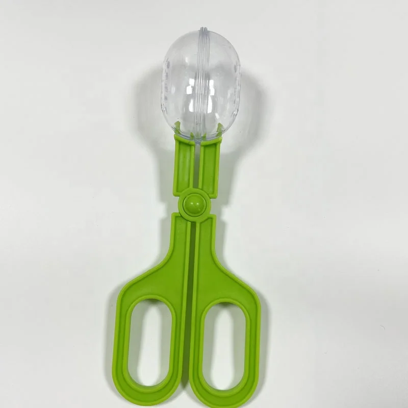 Eco-friendly outdoor toys 17CM Plastic Insect Clip Tweezers Scissors Clip  Catcher Tongs Insects Catcher Clamp Clip for kids