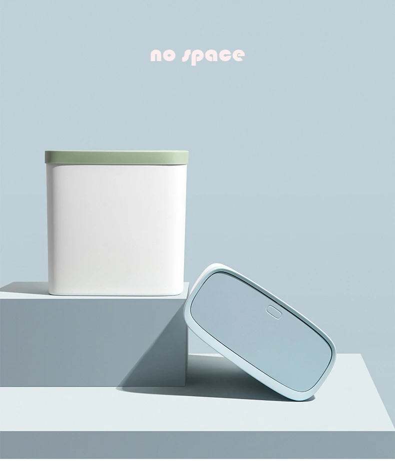 
mini car trash bin household garbage bin kitchen living room bedroom bathroom trash can waterproof car trash can with lid 