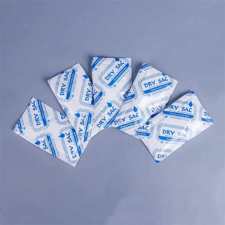 superdry dry pack  desiccant calcium chloride 1g, 2g,3g, 5g small desiccant pack with 300% sbaorption rate