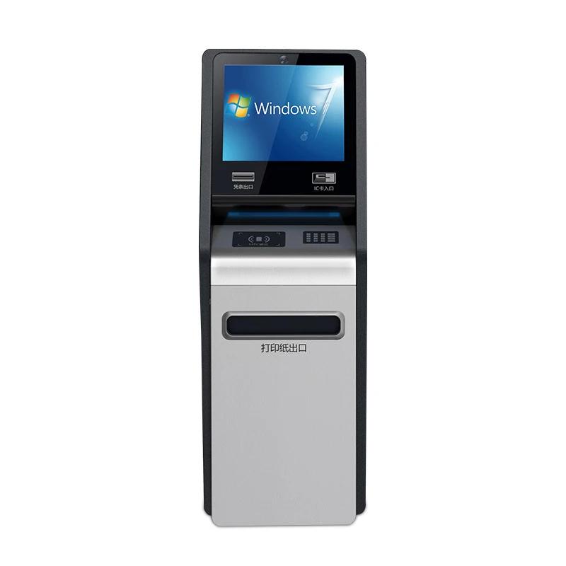 Customized windows /android system ticket printing kiosk self service agencies documents file print kiosk