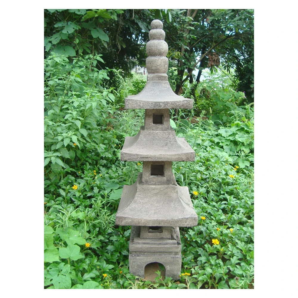 New Design Decoration Giant Garden Pots Decorative Christmas Mgo Outdoor Decorations Pagoda Sculpture